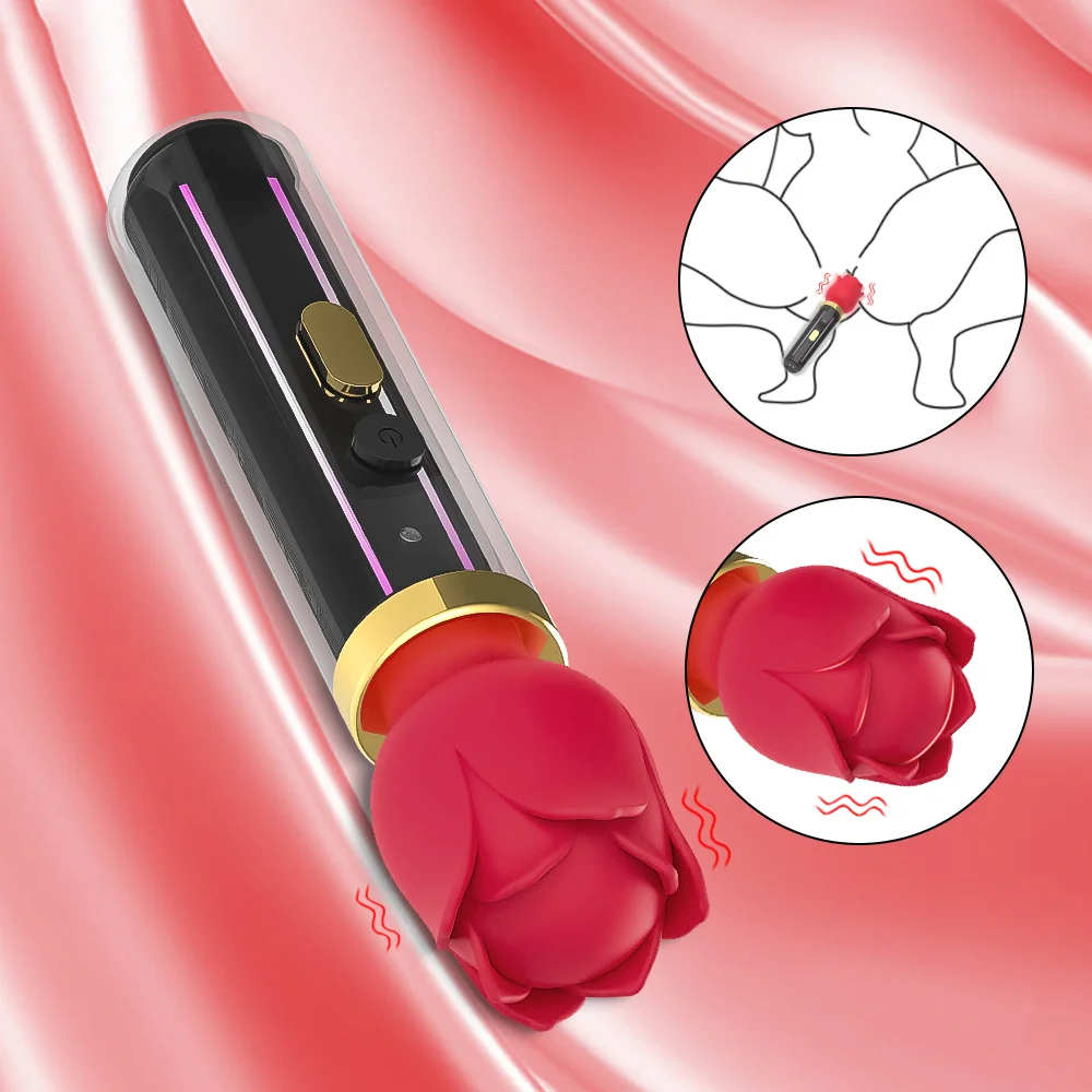 Virose – Elegant Rose Wand Vibrator With 10 Vibration Modes, Usb Rechargeable & Gift-ready Design