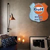 Racing Team Gulf - Shield Vintage Metal Signs(12*12Inch) - Gas