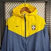 2023/2024 Brazil Windbreaker(Yellow-Grey)Football Shirt 1:1 Thai Quality