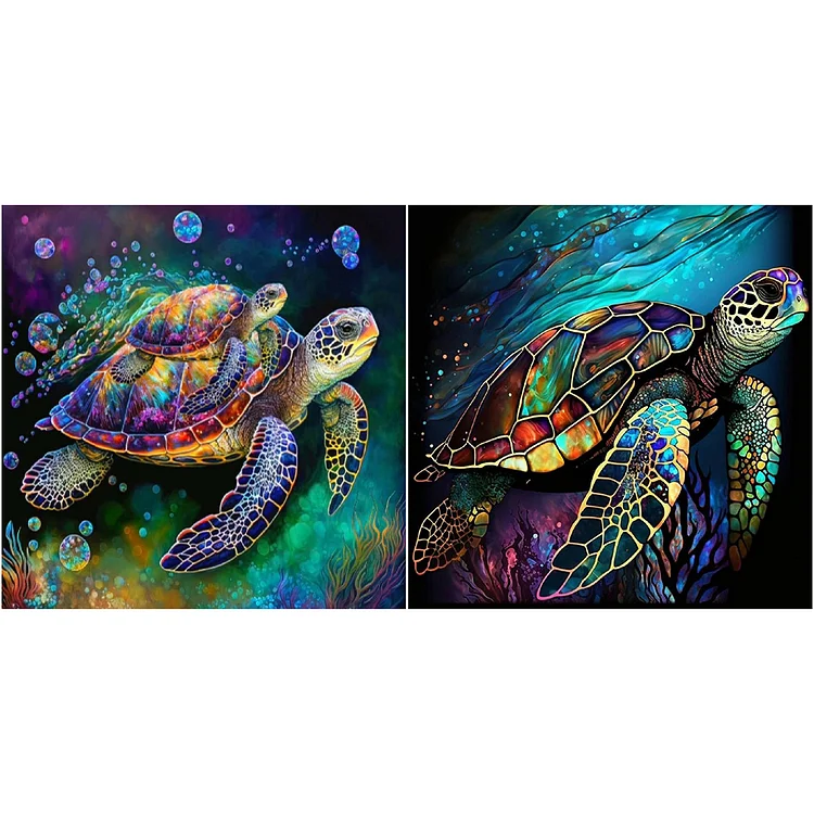 Beach Turtle - Full Round - Diamond Painting (30*40cm)