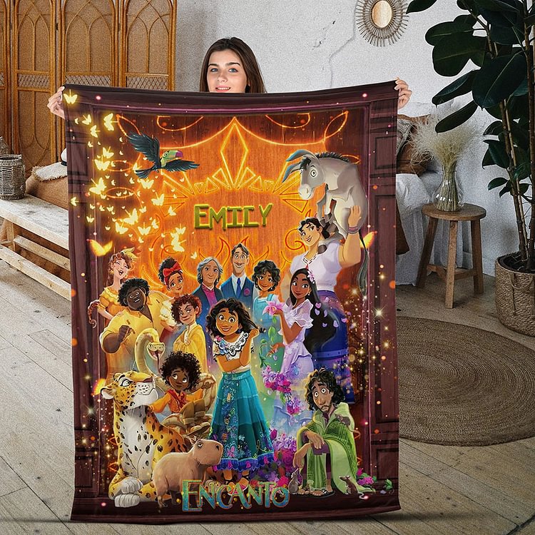 Personalized Disney Princess Blanket Gifts For Kids
