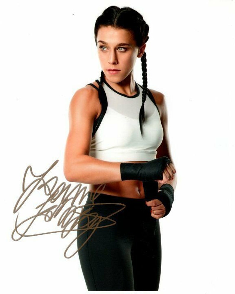 Joanna jedrzejczyk signed autographed ufc mma Photo Poster painting