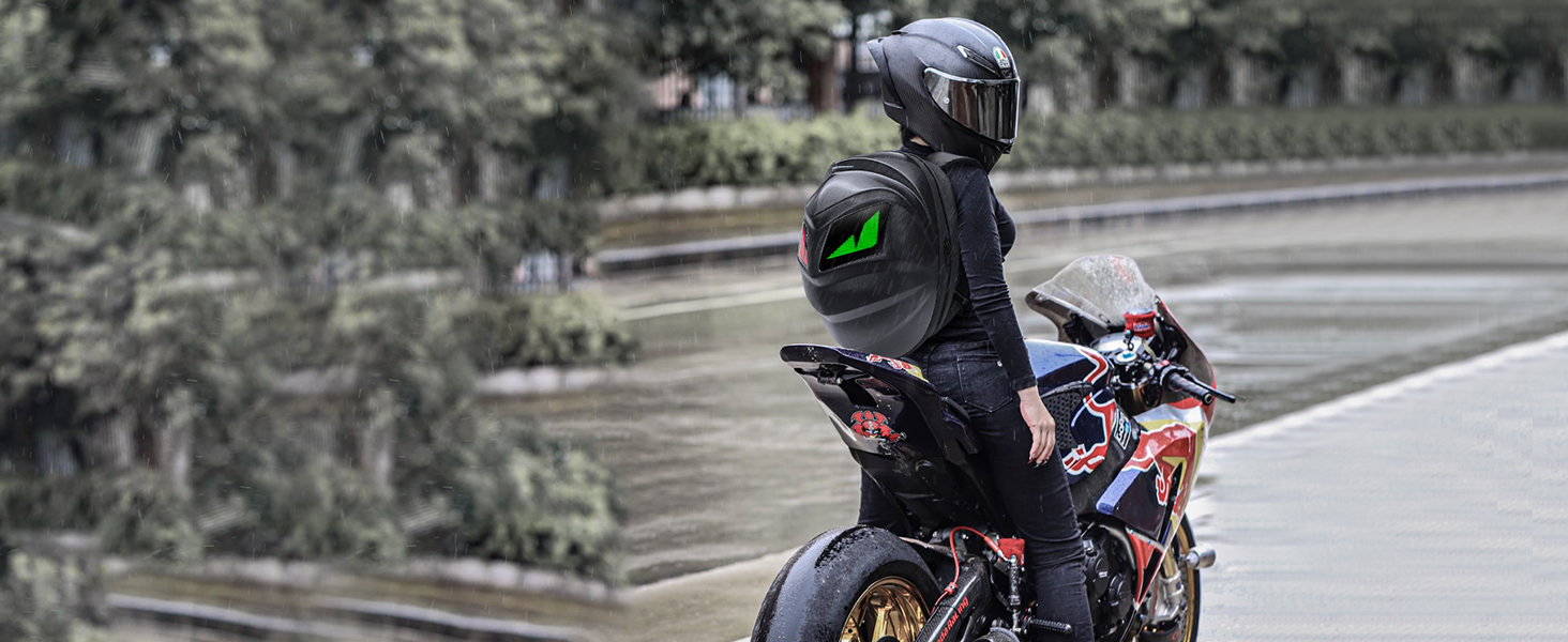 programmable motorcycle backpack
