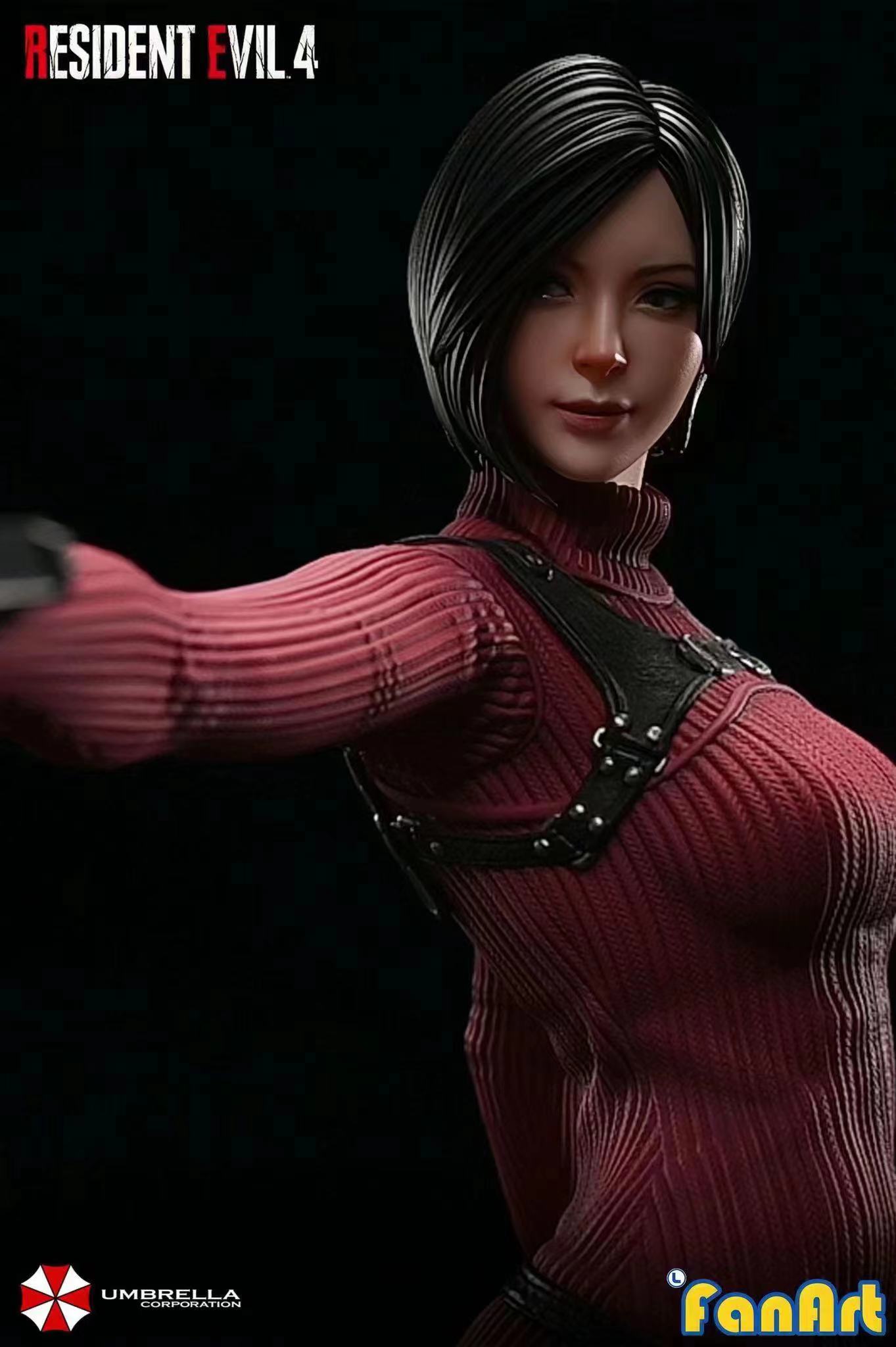 Fanart Studio Resident Evil 1/4 Ada Wong Squatting