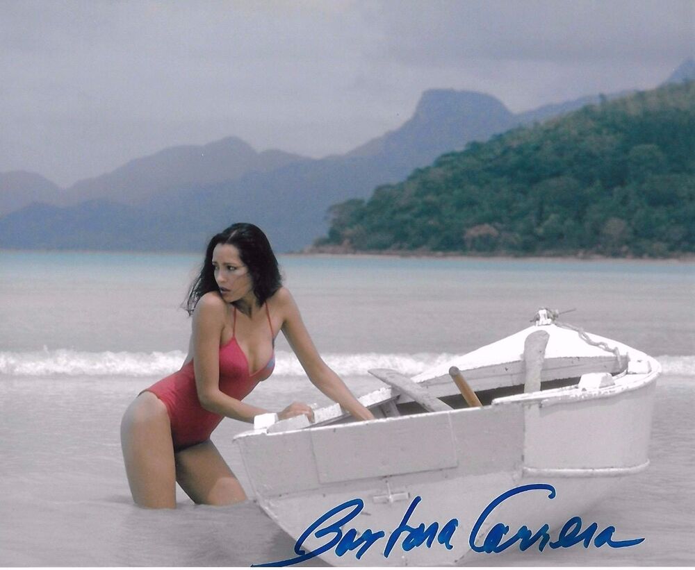 Barbara Carrera Signed 8x10 Photo Poster painting - James Bond Babe - NEVER SAY NEVER AGAIN H114