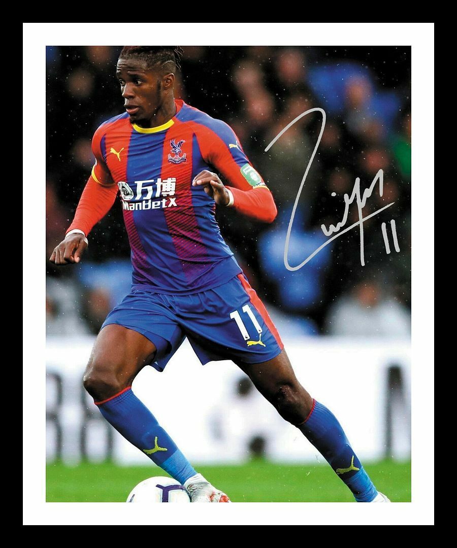 Wilfried Zaha - Crystal Palace Autograph Signed & Framed Photo Poster painting