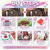 Dreamcatcher Black Beauty Special Shaped 5D DIY Partial Drill Diamond Art Kit 30x30cm Diamonds Dots Gem Art Kits for Adults Home Decor