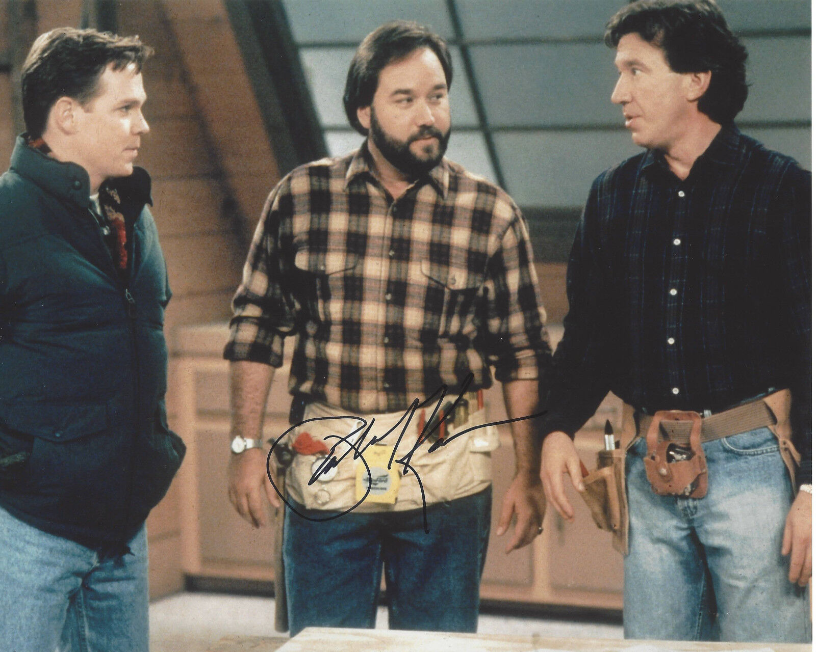 RICHARD KARN SIGNED AUTHENTIC 'HOME IMPROVEMENT' AL 8X10 Photo Poster painting B w/COA ACTOR