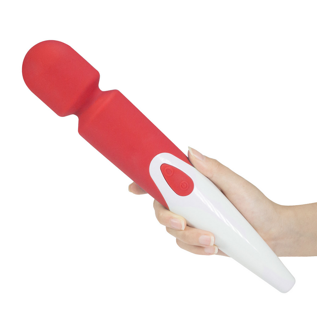 10 Speed Frequency Silicone Waterproof Wand Vibrator  