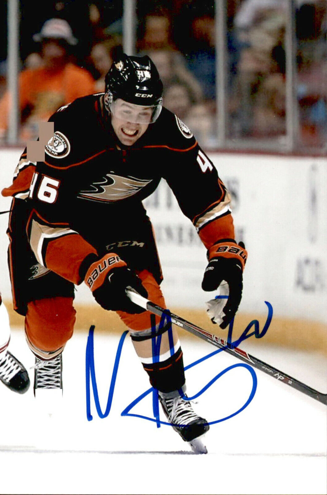 Nick Ritchie SIGNED autographed 4x6 Photo Poster painting ANAHEIM DUCKS #6