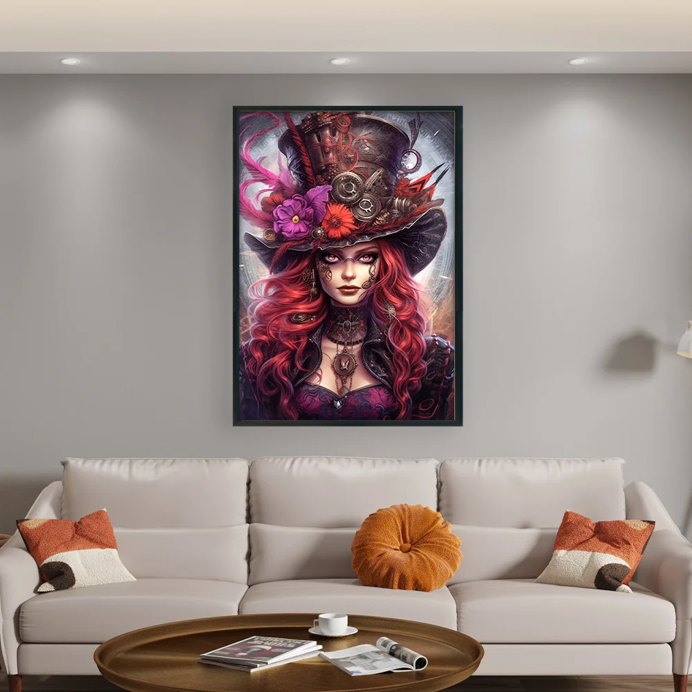 11CT Full Stamped Cross Stitch - Stain Glass Petra Ancient (Canvas|50*50CM) - Eco-Friendly Cotton Thread