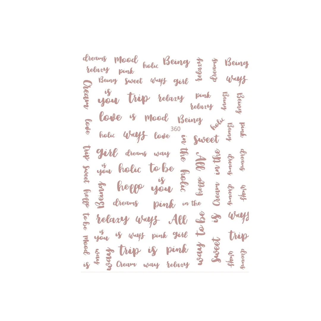 Stars Stickers Hologram Silver Gold Black & White 3D Engraved Nail Sticker Nail Art Decorations Nail Decals Design