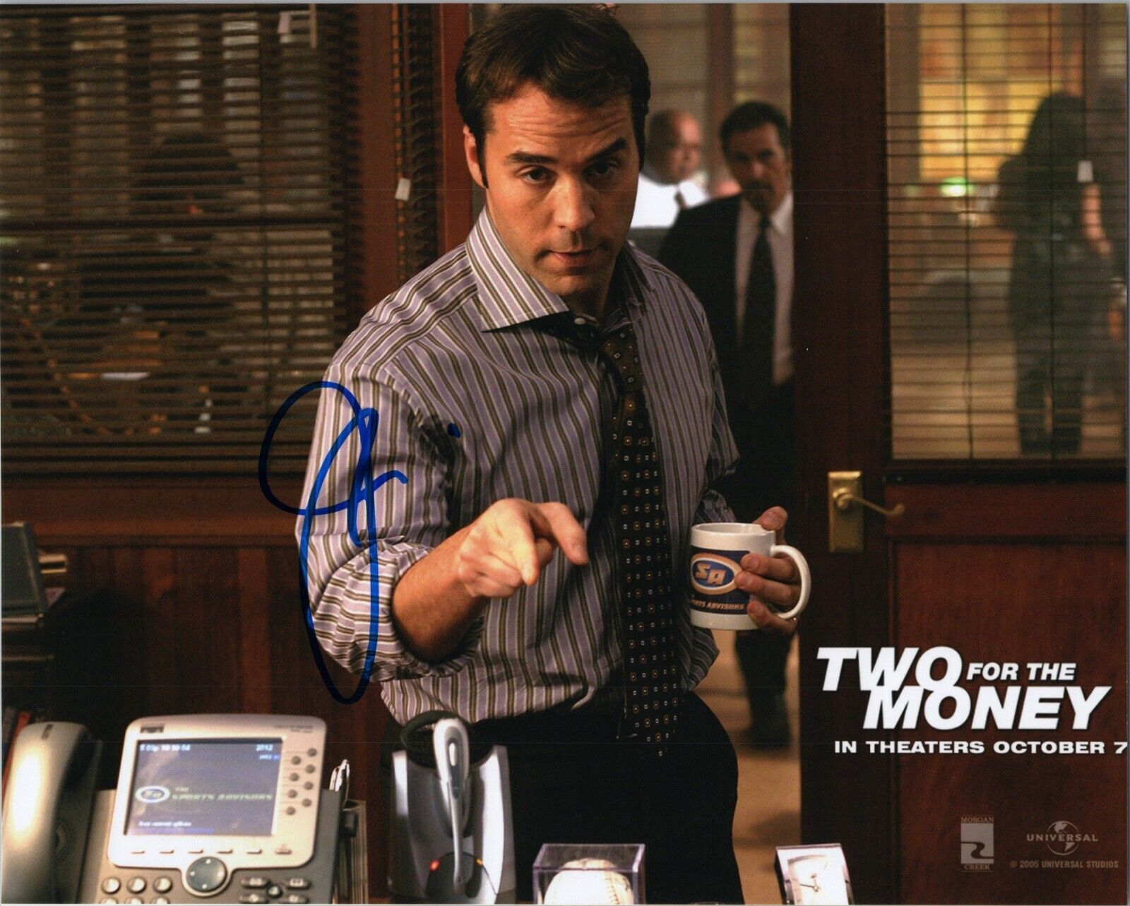 ~~ JEREMY PIVEN Authentic Hand-Signed TWO FOR THE MONEY