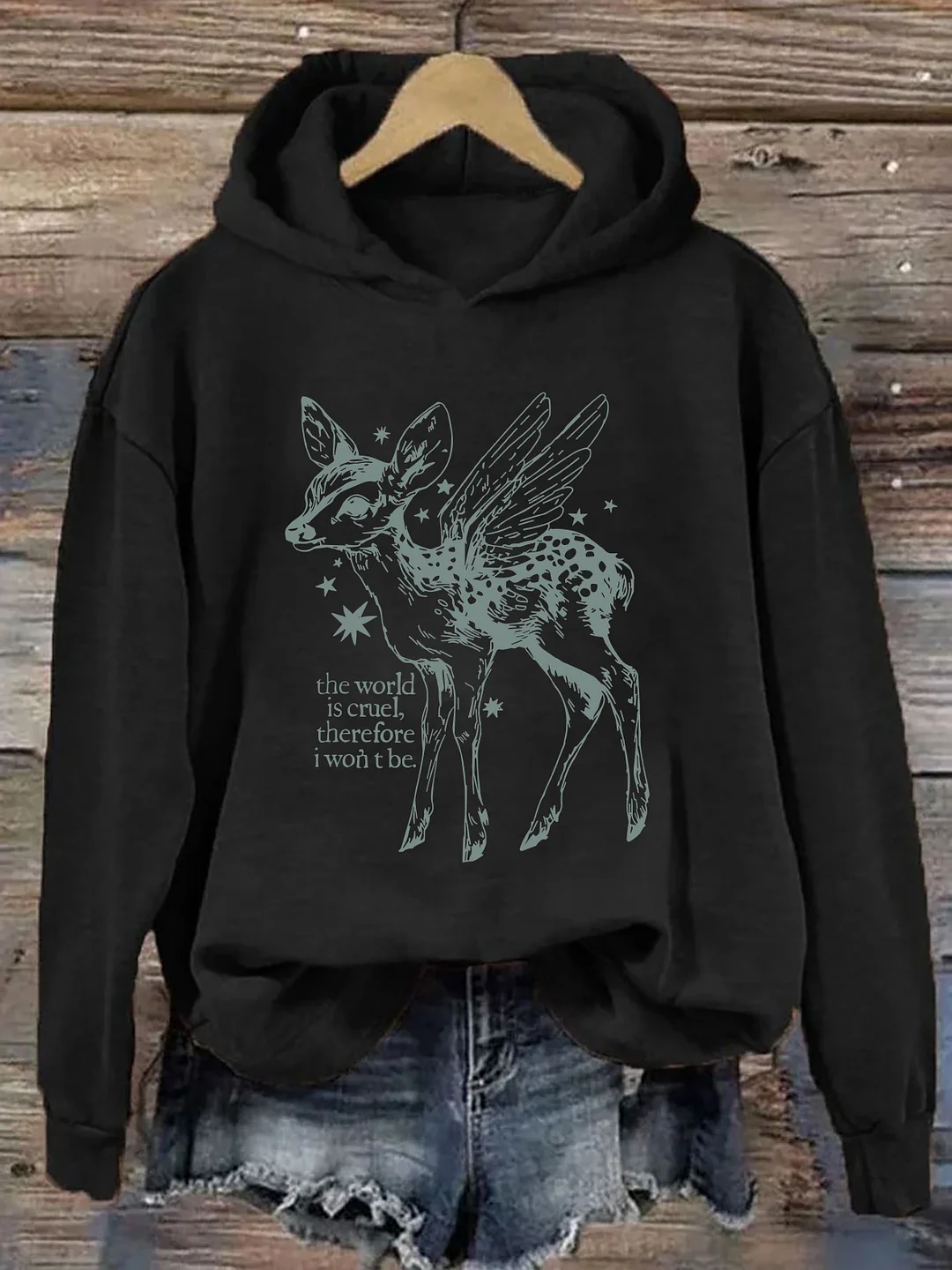 The World Is Cruel Therefore I Won't Be Hoodie