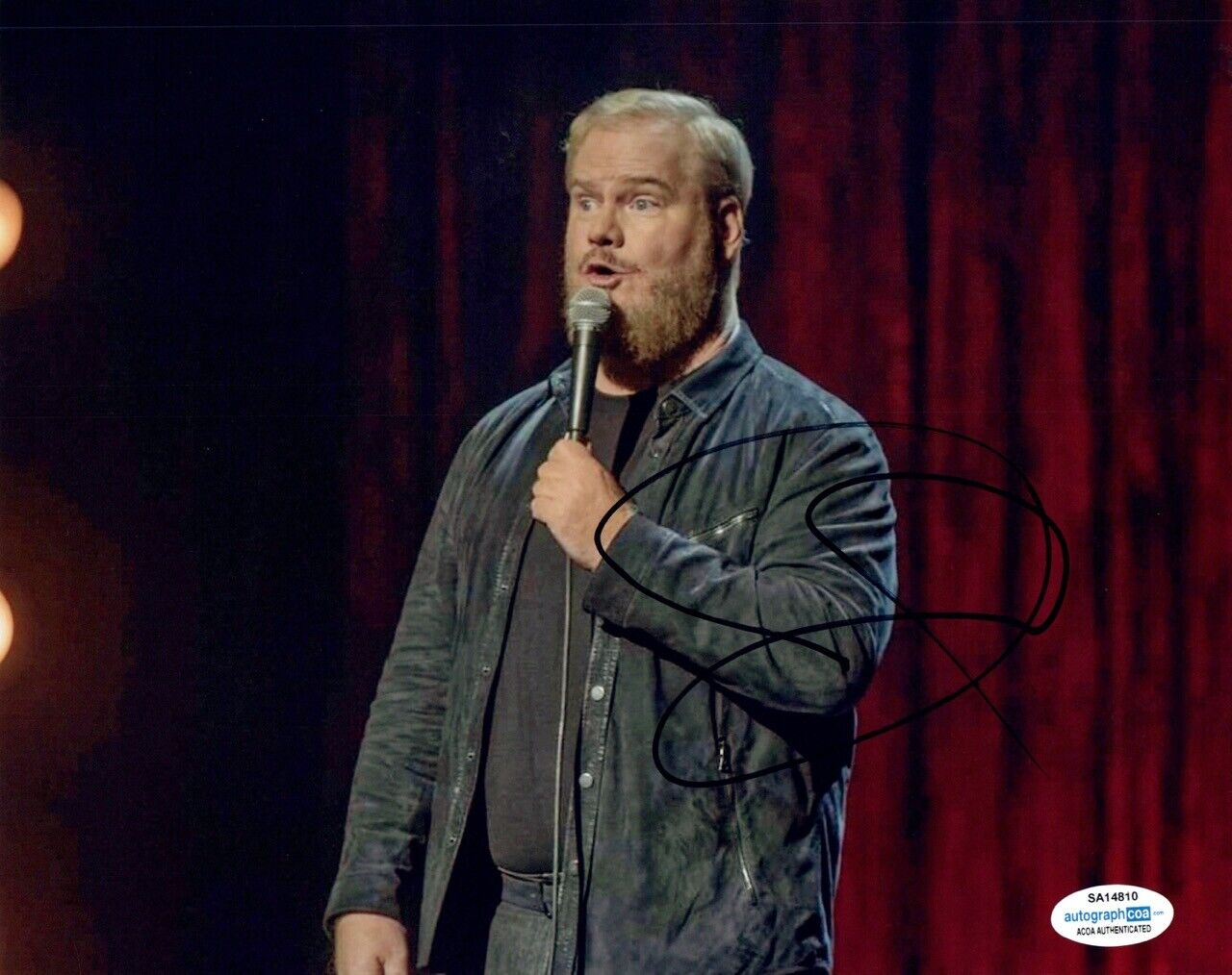 Jim Gaffigan Signed Autographed 8x10 Photo Poster painting Comedian ACOA COA