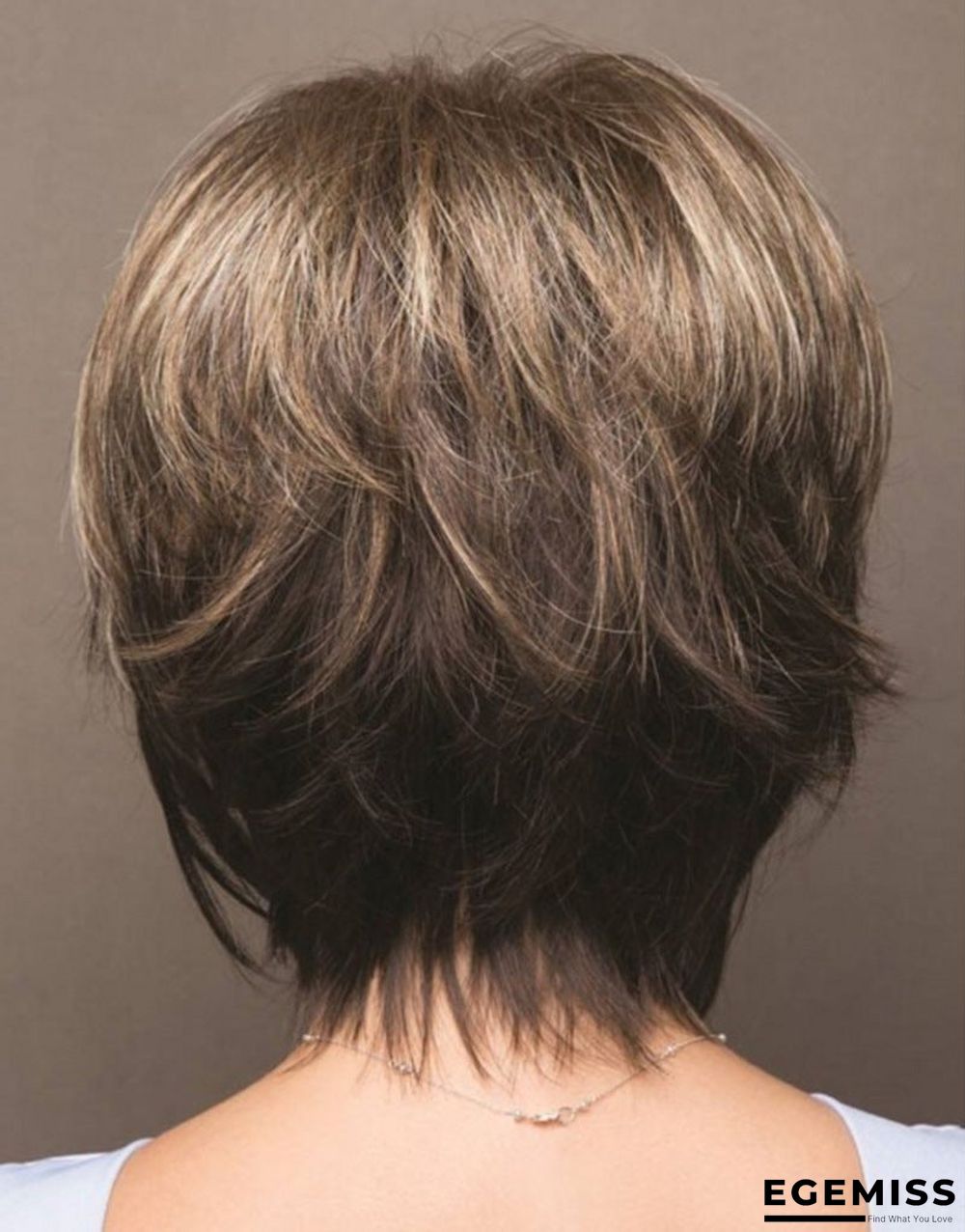 Best-selling Fashion Ladies Wig Short Curly Hair | EGEMISS