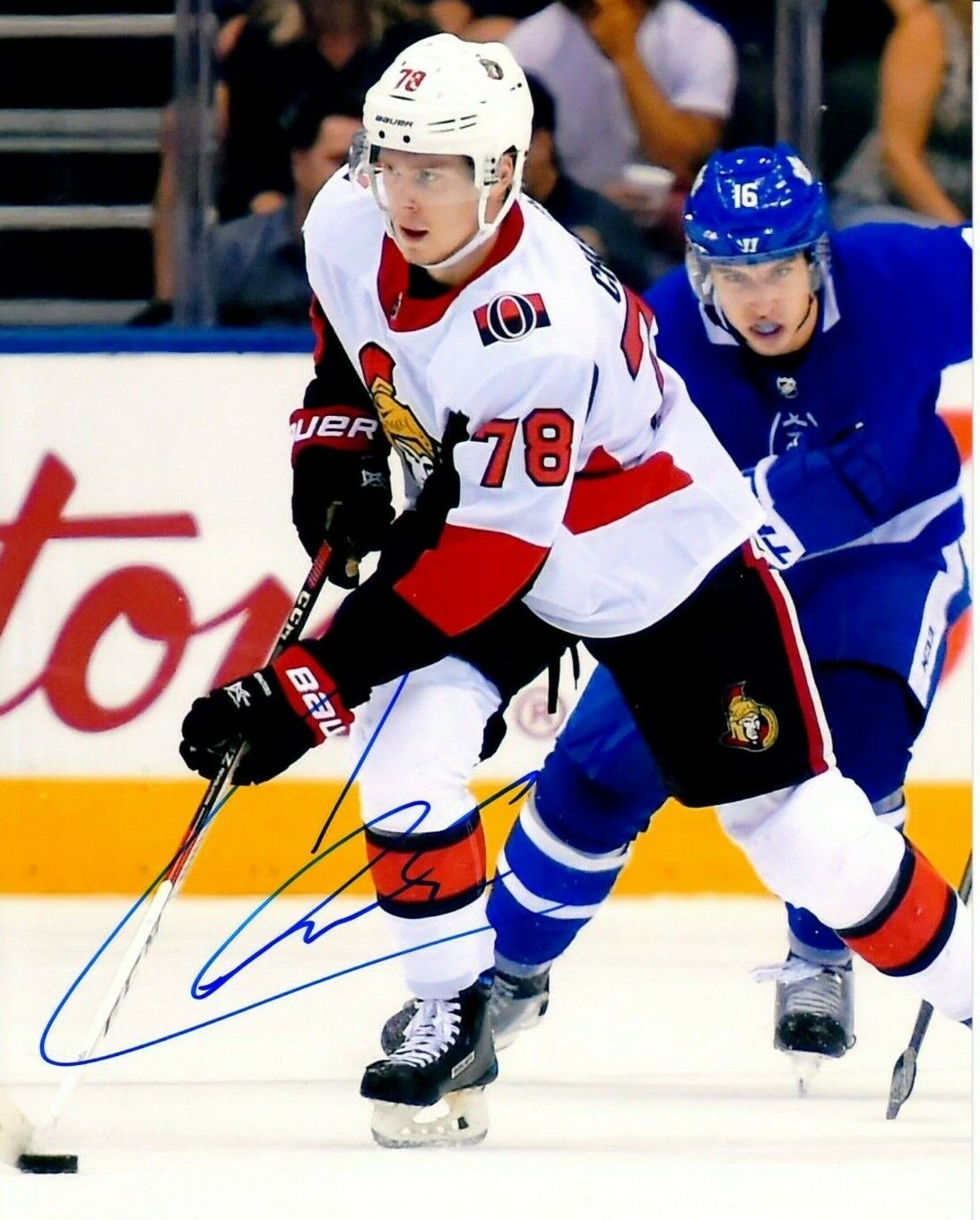 FILIP CHLAPIK autographed SIGNED OTTAWA SENATORS 8X10 Photo Poster painting