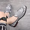 New Casual Men's Fashion Belt Buckle Leather Shoes -Dress Shoes