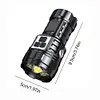 LED Mini Portable Flashlight USB Rechargeable Power Display Emergency Work Light