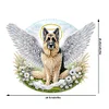 Acryl geflügelter Hund - 5d DIY Basteln Ornament