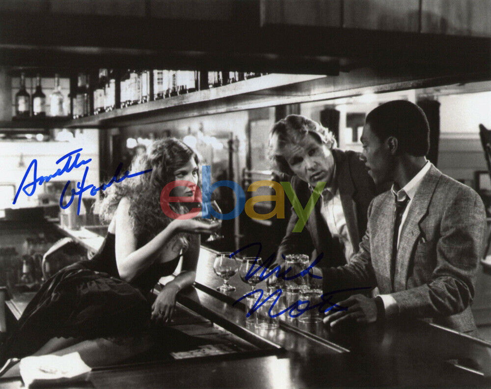 Nick Nolte & Annette O'Toole Dual Signed 8X10 48HRS Photo Poster painting Auto Autograph reprint