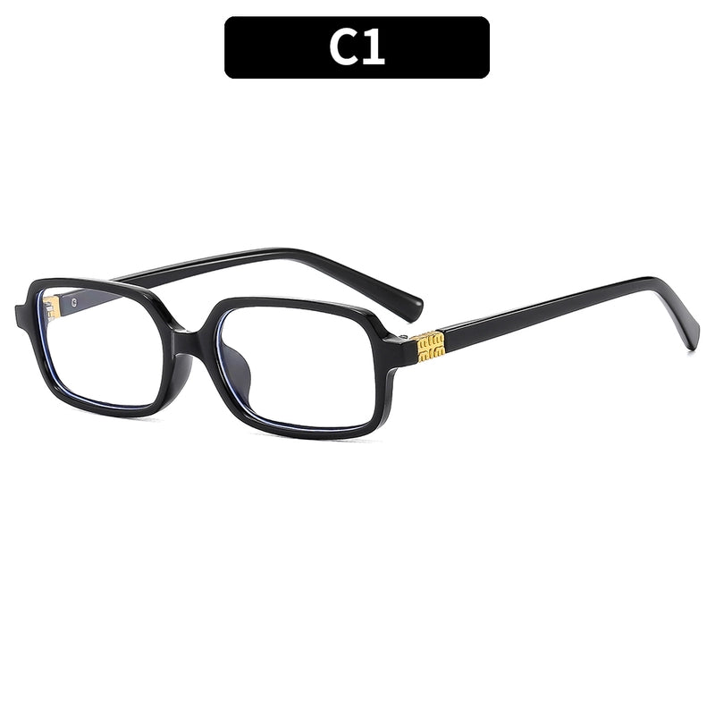 Casual Geometric Pc Square Full Frame Glasses