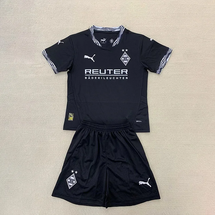 24/25 Borussia Mönchengladbach Second Away Kids Set