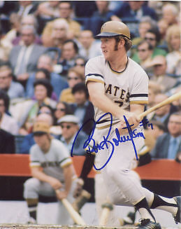 BOB ROBERTSON PITTSBURGH PIRATES ACTION SIGNED 8x10