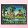 (Counted/Stamped) 14CT Country House - Cross Stitch 44*35cm/17.32*13.78in(Brand)