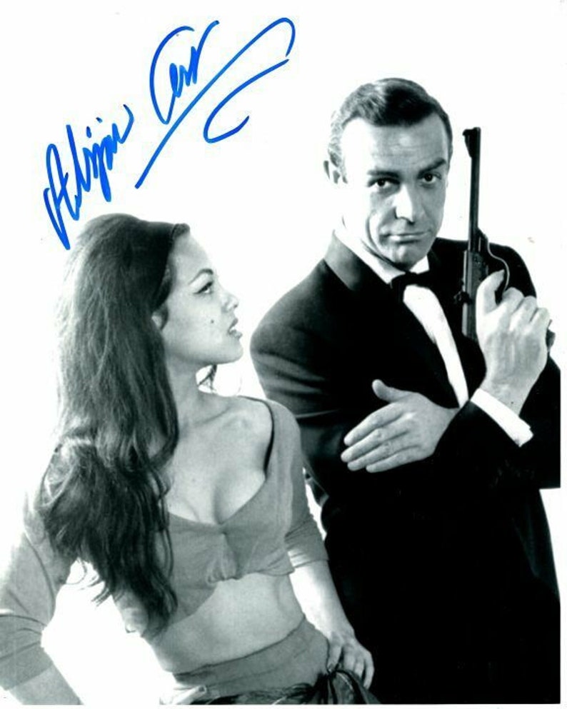 Aliza gur signed autographed james bond 007 from russia with love 8x10 Photo Poster painting