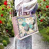 DIY Diamond Painting Butterfly Linen Waterproof Handbag Shopping Storage Bag Totes Kit