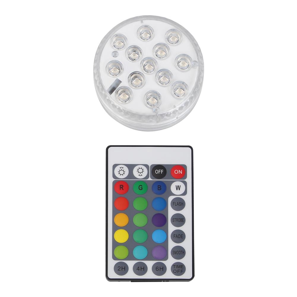 

Underwater RGB LED Light RC IP68 Pool Night Lamp Home Party Decor (1pc, 501 Original