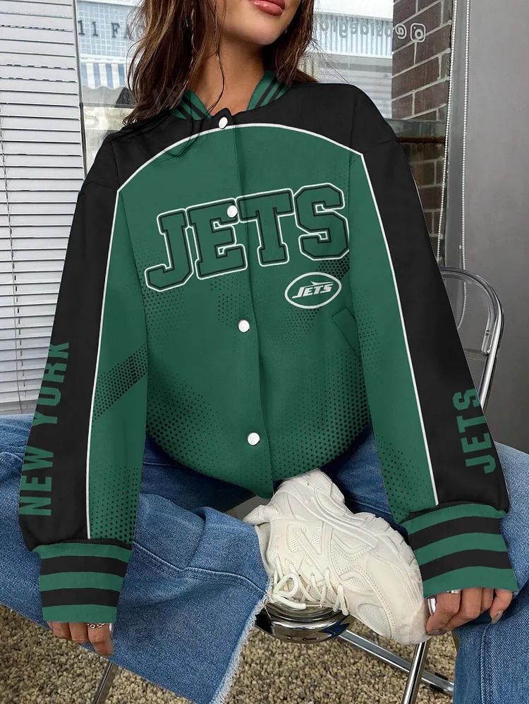 New York Jets National Football League 2024 Make Your Mark Unisex Varsity Jacket