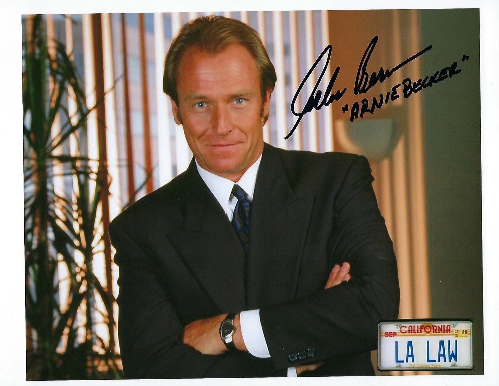 Corbin Bernsen - L.A. Law signed Photo Poster painting