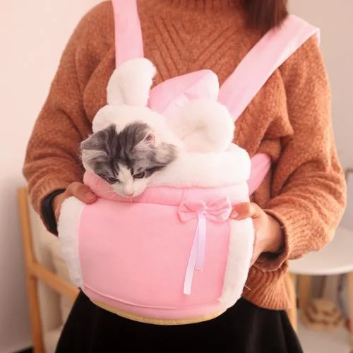 Pet Warm Carrier Bag Small Cat Dogs Backpack