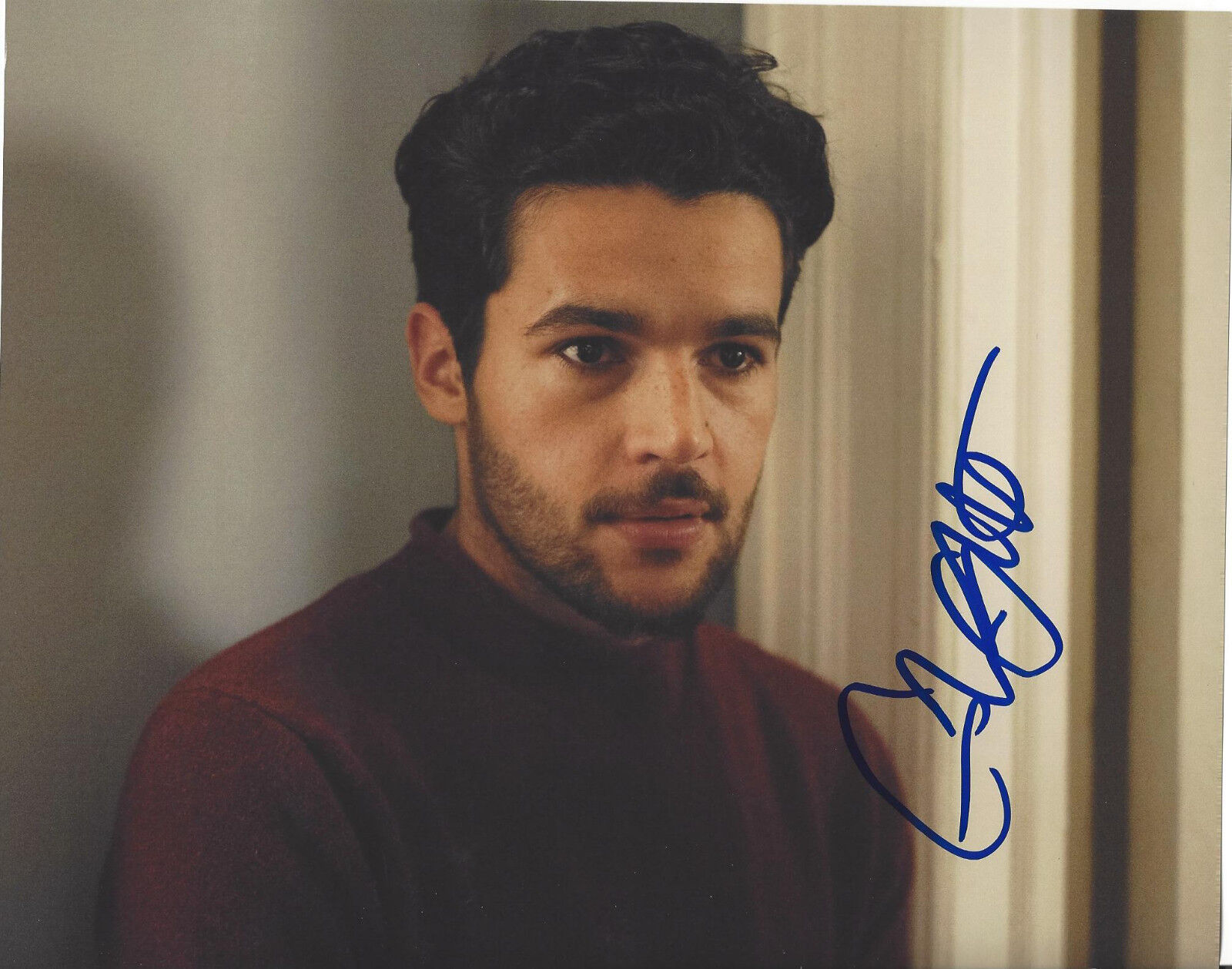 CHRISTOPHER ABBOTT SIGNED AUTHENTIC 'GIRLS' ACTOR 8X10 Photo Poster painting B w/COA JAMES WHITE