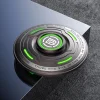UFO Alloy Fingertip Gyroscope Luminous Desktop Finger Silent Gyroscope Youth Anti-Stress Metal Toy