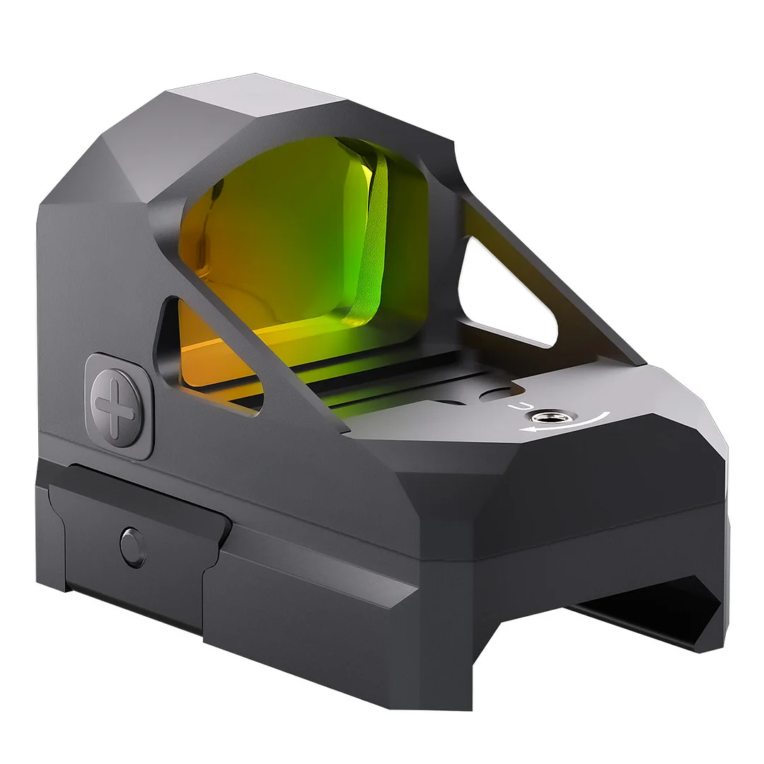 ohhunt® 1x21x17mm Red Dot Sight 2 MOA Reflex Sight Pistol Red Dot Scope with 21mm Picatinny Rail Mounts 11 Brightness Settings Shake Awake IPX67 Waterproof