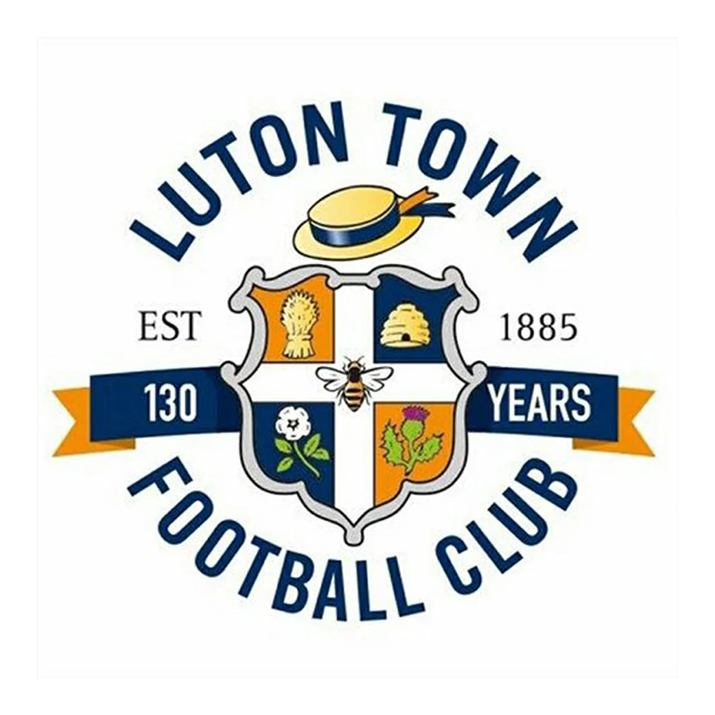 Full Round Diamond Painting - Luton Town Football Club(35*35cm)