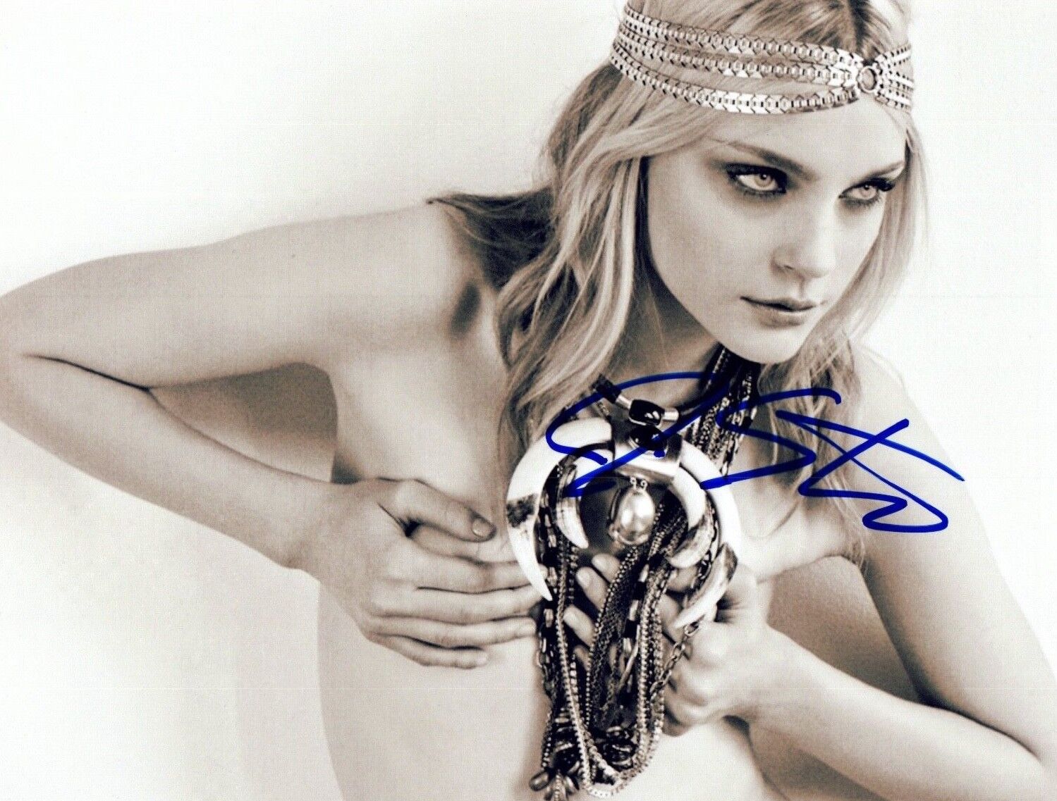 Jessica Stam Signed Autographed 8x10 Photo Poster painting Hot Sexy Model COA VD