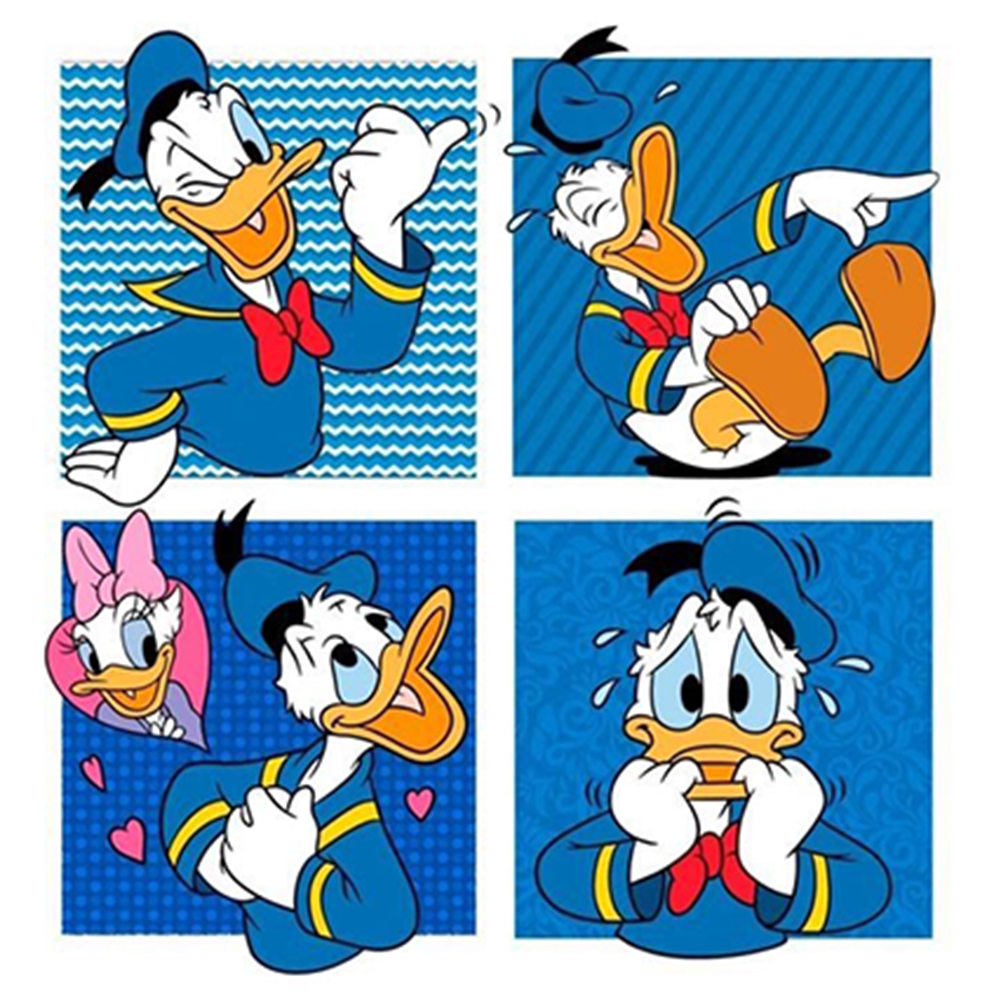 Tetragrammaton - Donald Duck-Paint by Numbers-50x50cm