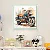 Motorcycle-11CT Stamped Cross Stitch 40*40cm/15.75*15.75in tapestrymarket