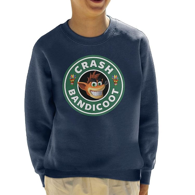 Crash Bandicoot Starbucks Kid's Sweatshirt