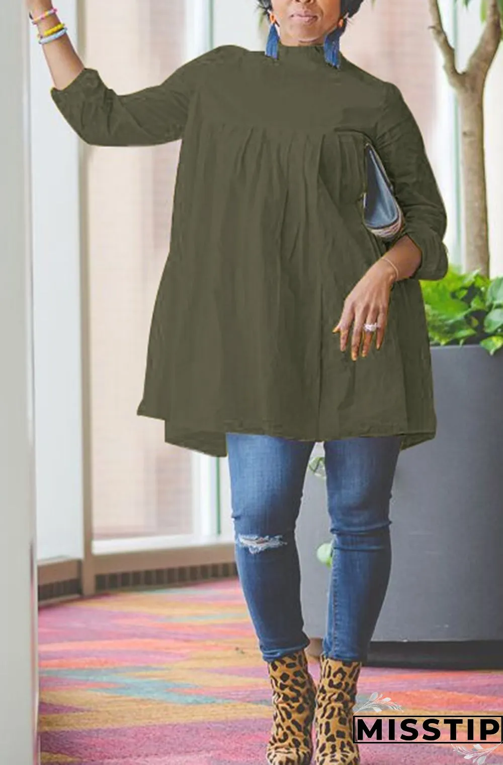 White Sexy Cap Sleeve Long Sleeves neck A-Line Knee-Length Solid Draped Patchwork Club