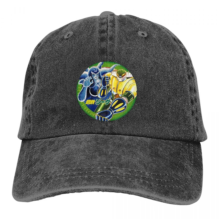 Summer Cap Sun Visor Characters Hip Hop Caps Koutetsu Jeeg Infinitism Robot Anime Cowboy Hat Peaked Hats