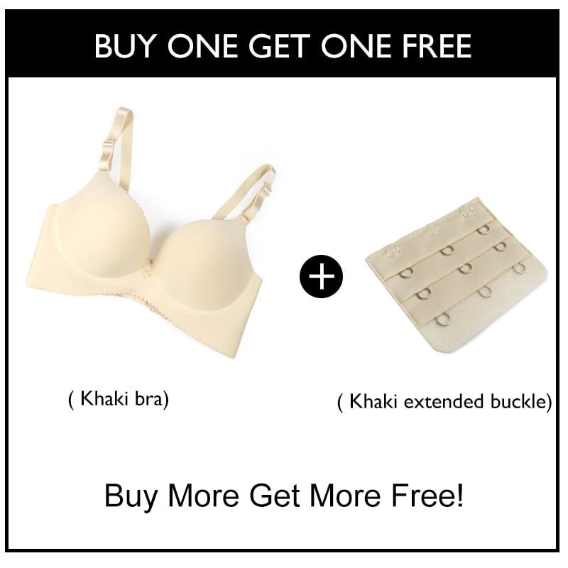 Sexy Deep U Cup Bras For Women Push Up Lingerie Seamless Bra Bralette Backless Bras Intimates Underwear Hot