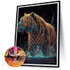 >SALE<5D DIY Full Round Drill Diamond Painting Tiger Kit Home Decoration (yu029)