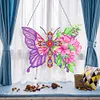 5D DIY Special Shaped Diamond Painting Butterfly Hanging With Lamp String Kit