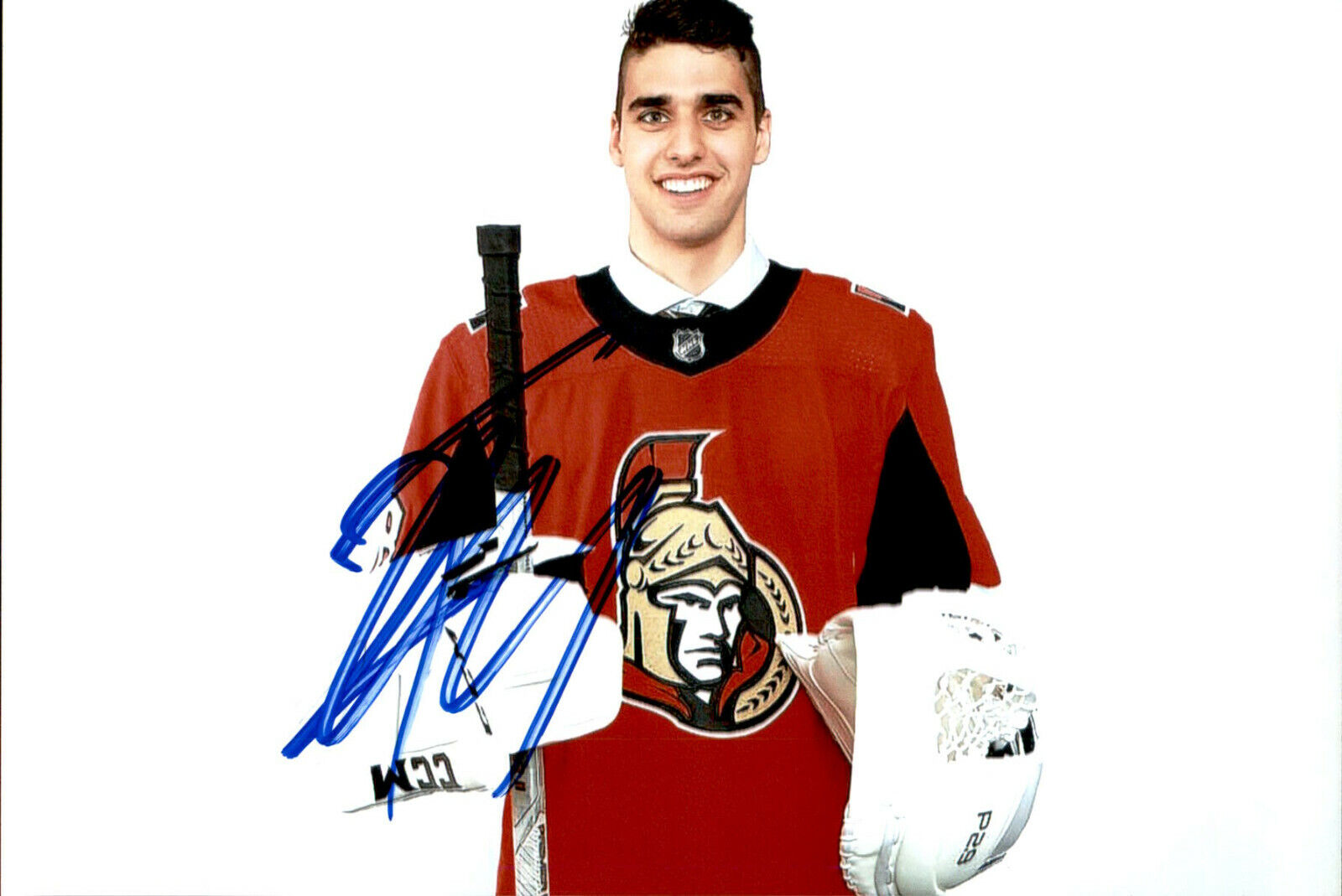 Kevin Mandolese SIGNED autographed 4x6 Photo Poster painting OTTAWA SENATORS #2