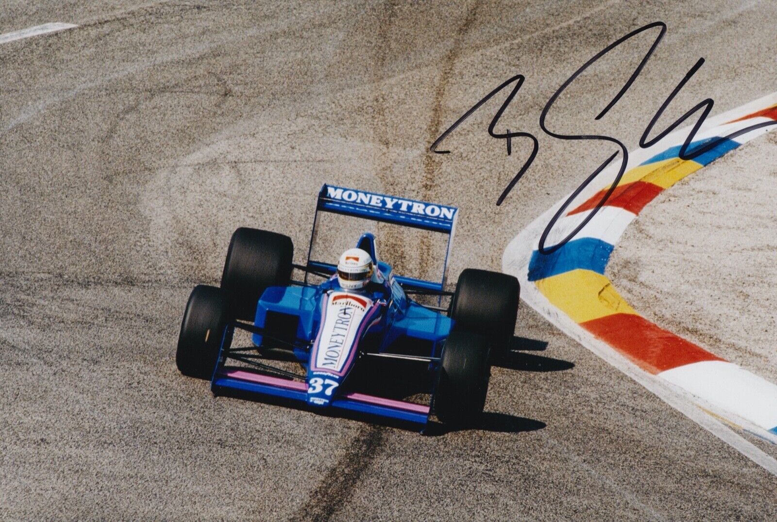 Bertrand Gachot Hand Signed 12x8 Photo Poster painting - F1 Autograph - Formula 1 10.